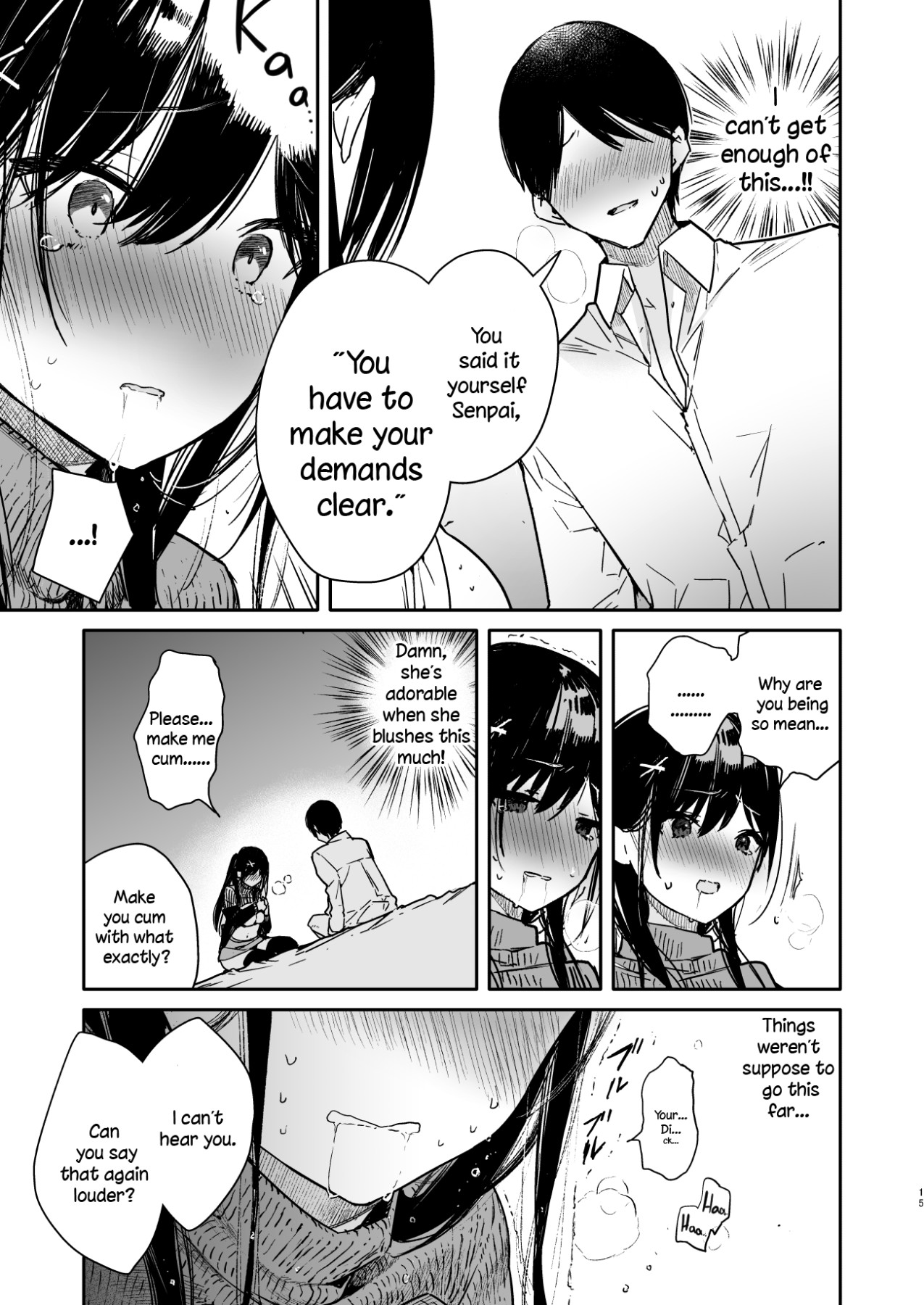 Hentai Manga Comic-Lewd Stopping and Starting Teasing With Senpai-Read-13